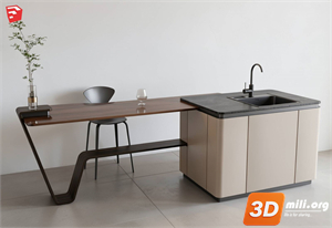 Kitchen island Skp Files